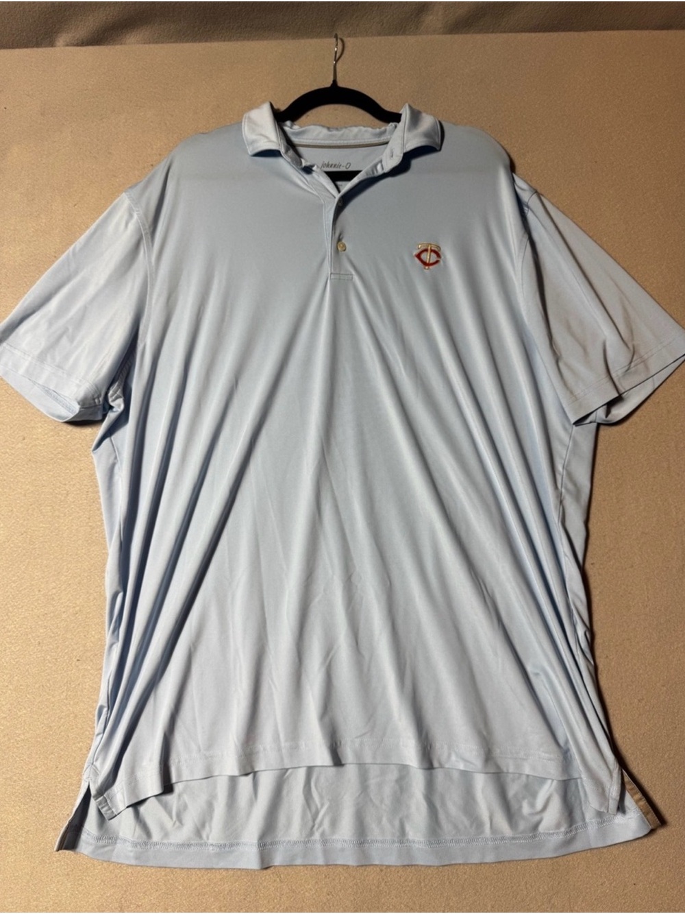 Minnesota Twins Light Gray Performance Polo Shirt